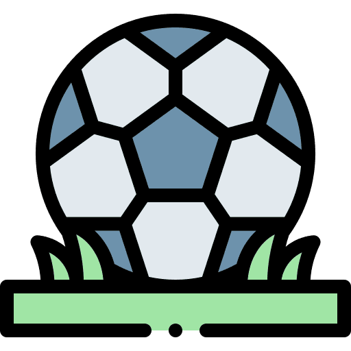 Ícone de futebol para categoria de esportes